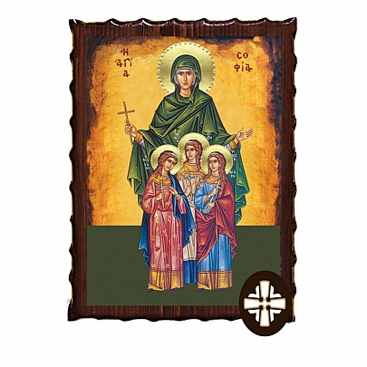 ΕΚ135-64, Saint Sophia and her Daughters Agape, Pisti, Elpida  Mount Athos	