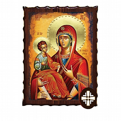 ΕΚ135-123, Virgin Mary Tricherousa | Mount Athos