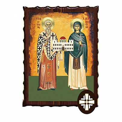 ΕΚ135-183, SAINT KYPRIANOS AND JUSTINA Mount Athos