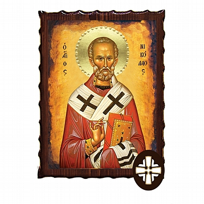 ΕΚ135-209, Saint Nicholas | Lithography Mount Athos	