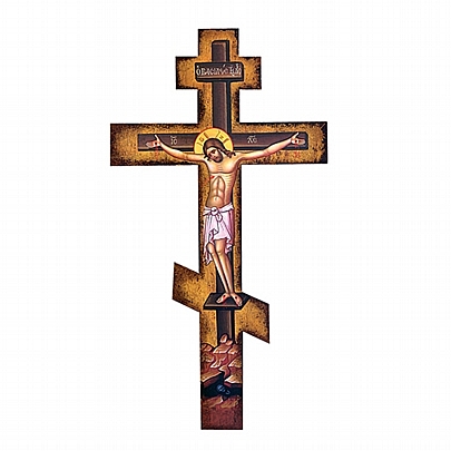 ΕΣ102, Cross wooden aged | Mount Athos