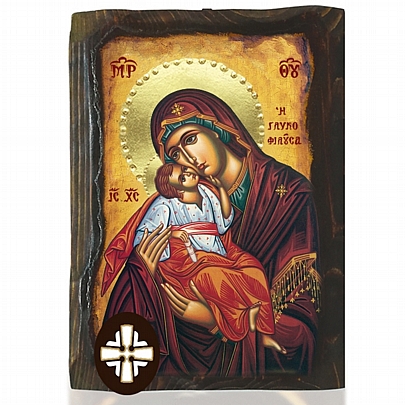 E306-33, Virgin Mary Glykofilousa