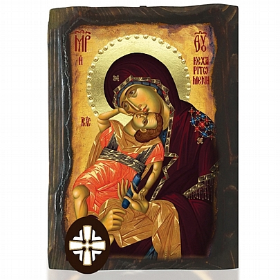 Ε306-41, Virgin Mary Full of Grace | Mount Athos