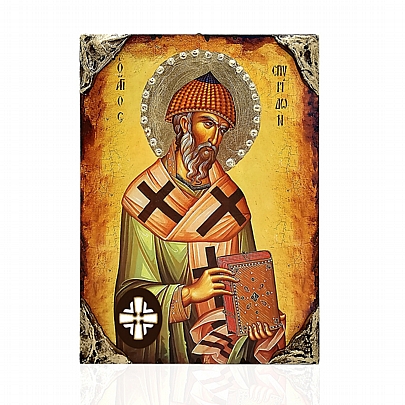 E137-5, Saint Spyridon Lithography Mount Athos