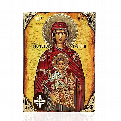 E137-28, Virgin Mary Eleftherotria
Lithograph