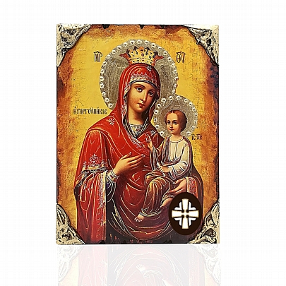 E137-29, Virgin Mary Gorgoepikoos
LITHOGRAPH