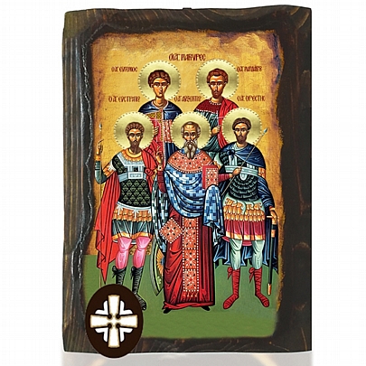 E306-206, The Five Holy Martyrs Mount Athos
