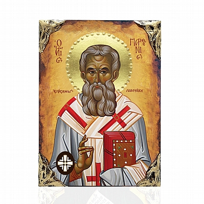 EL478-4, Saint Parthenius LITHOGRAPHY Mount Athos