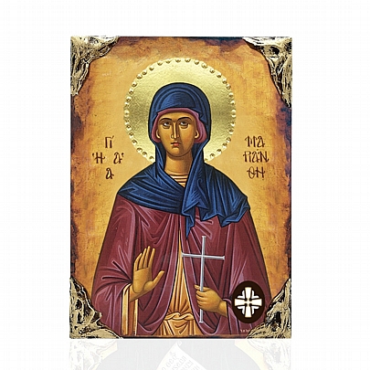 EL478-67, Saint Marianthi LITHOGRAPHY Mount Athos