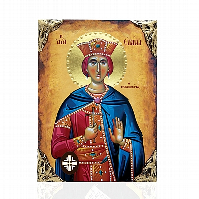 EL478-75, Saint Irene the Great Martyr LITHOGRAPHY Mount Athos