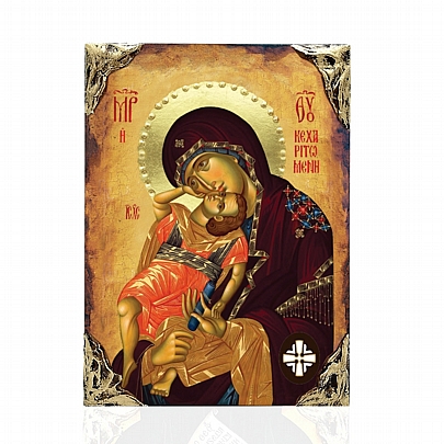 EL478-88, Virgin Mary Full of Grace | LITHOGRAPHY | Mount Athos