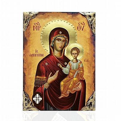 EL478-89, Virgin Mary Odigitria | LITHOGRAPHY Mount Athos