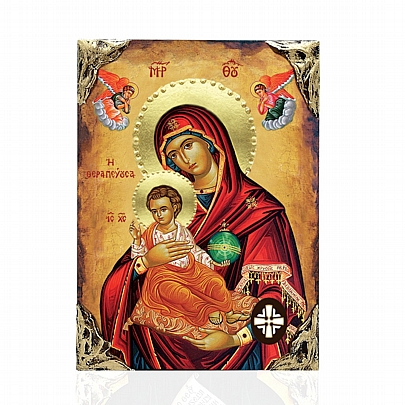 EL478-98, Virgin Mary Sweetness of Angels | LITHOGRAPHY Mount Athos