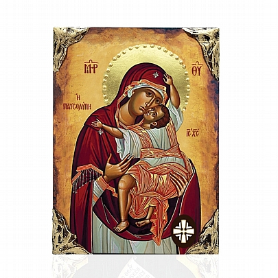 EL478-103, Theotokos of Consolation | LITHOGRAPHY Mount Athos