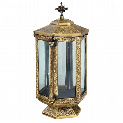 E.1870, Brass Vigil Lamp