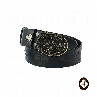 E.2204, Leather Belt - Cross of Calvary