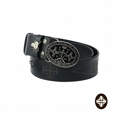 E.2207, Leather Belt - Cross of Calvary