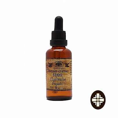 E.2301, Propolis Tincture · Natural Drops – Antibiotic · Cold & Flu · Stomach Ulcers | Mount Athos Pharmacy