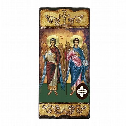 E260, THE BRIGADES MICHAEL AND GABRIEL | LITHOGRAPHY | Mount Athos