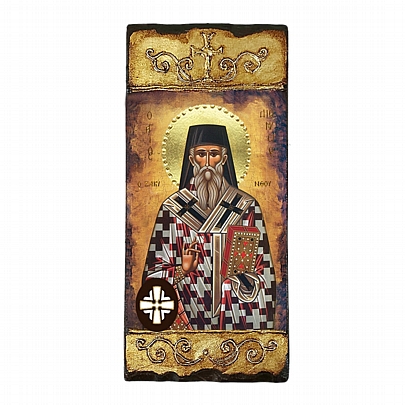 E265, Saint Dionysios of Zakynthos LITHOGRAPHY Mount Athos