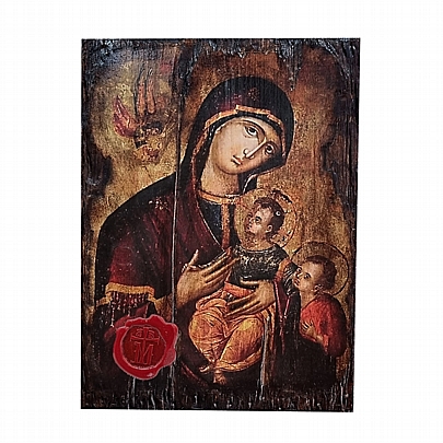 E.2579, PANAIA JESUS ​​SAINT JOHN SILK PRINTS Mount Athos