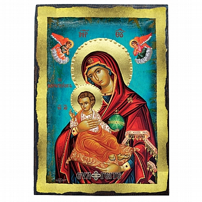 E.2618, Virgin Mary Sweetness of Angels | LITHOGRAPHY Mount Athos	