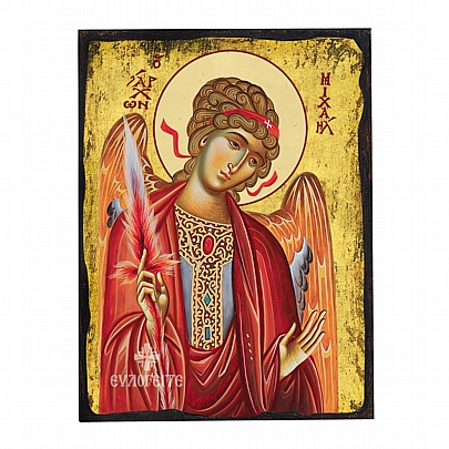 Ε.2733, THE ARCHANGEL MICHAELL silkscreen Mount Athos		