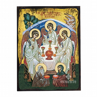 Ε.2734, Trinity silkscreen Mount Athos		