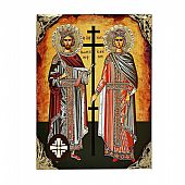 E137-11 | SAINT KONSTANTINOS AND ELENI LITHOGRAPHY Mount Athos : 1