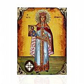 E137-17 | Saint Theodora the Queen LITHOGRAPHY Mount Athos : 1