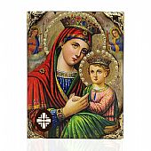 E137-26 | Virgin Mary OF THE ANGELS | LITHOGRAPHY | Mount Athos : 1