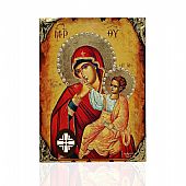 E137-27 | Virgin Mary Paramythia | LITHOGRAPHY Mount Athos : 1