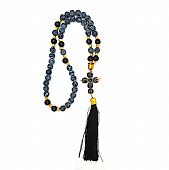 EH1-1 | Prayer Rope Blue Agate | 50 beads | Mount Athos : 1