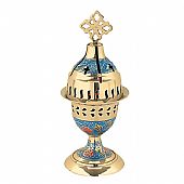 EKB9372BC | Multicoloured Brass Vigil Lamp : 1