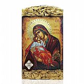 E1527 | Virgin Mary Glykofilousa | LITHOGRAPHY Mount Athos : 1