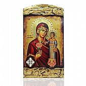 E1527-3 | Virgin Mary of Roses | LITHOGRAPHY Mount Athos : 1