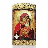 E1527-4 | Virgin Mary Giatrissa | LITHOGRAPHY Mount Athos : 1