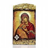 E1527-6 | Virgin Mary Glykofilousa | LITHOGRAPHY Mount Athos : 1