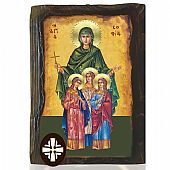 E306-275 | Saint Sophia and her Daughters Agape, Pisti, Elpida Mount Athos : 1