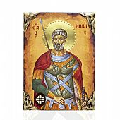 EL478-26 | Saint Menas Lithography Mount Athos : 1