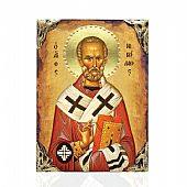 EL478-34 | Saint Nicholas | Lithography Mount Athos	 : 1