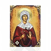 EL478-51 | Saint Evanthia LITHOGRAPHY Mount Athos
 : 1