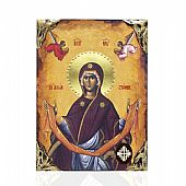 EL478-87 | Virgin Mary Holy Belt | LITHOGRAPHY Mount Athos : 1