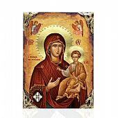 EL478-92 | VIRGIN THE PROTECTION OF CHRISTIANS | LITHOGRAPHY | Mount Athos : 1