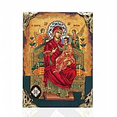 EL478-94 | Theotokos Pantanassa LITHOGRAPHY Mount Athos : 1