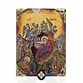 E478-103 | The Birth of Jesus Christ Lithography Mount Athos
 : 1