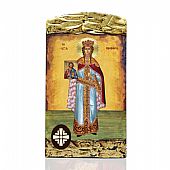 E.67 | Saint Theodora the Queen LITHOGRAPHY Mount Athos : 1