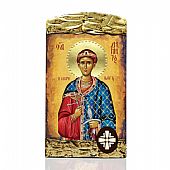 E.95 | Saint Demetrius | Lithography Mount Athos	
 : 1