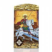 E106 | Saint Menas Lithography Mount Athos : 1