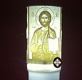 E.2271 | ELECTRIC CANDLE WITH THE JESUS ​​CHRIST 90 DAYS : 1